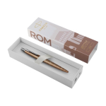 Parker Jotter SE Global Icons metal pen, blue ink bronze colour
