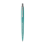 Parker Jotter SE Global Icons metal pen, blue ink second front view