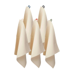 Recycled cotton kitchen towel with colored loop, 200 g/m²