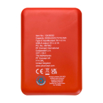 Slim and stylish recycled plastic power bank, 5,000 mAh