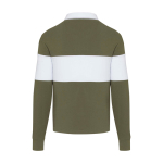 Unisex rugby-style organic cotton polo, 280 g/m², Elevate NXT