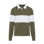 Unisex rugby-style organic cotton polo, 280 g/m², Elevate NXT