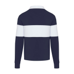 Unisex rugby-style organic cotton polo, 280 g/m², Elevate NXT