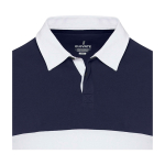 Unisex rugby-style organic cotton polo, 280 g/m², Elevate NXT
