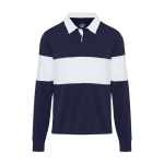 Unisex rugby-style organic cotton polo, 280 g/m², Elevate NXT