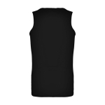 Children's sports t-shirt with removable label, 140 g/m2, Roly black colour