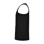 Children's sports t-shirt with removable label, 140 g/m2, Roly black colour