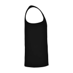 Children's sports t-shirt with removable label, 140 g/m2, Roly black colour