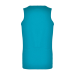 Children's sports t-shirt with removable label, 140 g/m2, Roly turquoise colour