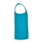 Children's sports t-shirt with removable label, 140 g/m2, Roly turquoise colour