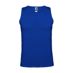 Children's sports t-shirt with removable label, 140 g/m2, Roly royal blue colour