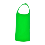 Children's sports t-shirt with removable label, 140 g/m2, Roly lime colour