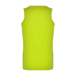 Children's sports t-shirt with removable label, 140 g/m2, Roly neon yellow colour