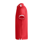 Children's short-sleeve sports polo shirt, 140 g/m2, Roly red colour