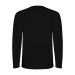 Children's long-sleeve technical sports t-shirt, 150 g/m2, Roly black colour