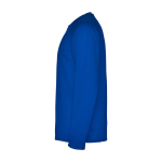 Children's long-sleeve technical sports t-shirt, 150 g/m2, Roly blue colour