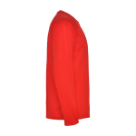Children's long-sleeve technical sports t-shirt, 150 g/m2, Roly red colour
