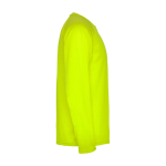 Children's long-sleeve technical sports t-shirt, 150 g/m2, Roly neon yellow colour