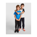 Children's elasticated waist sports trousers, 220 g/m2, Roly black colour