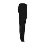Children's elasticated waist sports trousers, 220 g/m2, Roly black colour