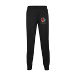 Children's elasticated waist sports trousers, 220 g/m2, Roly black colour