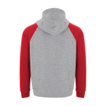 Kids’ two-tone hoodie, 280 g/m2, Roly Badet red colour