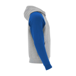 Kids’ two-tone hoodie, 280 g/m2, Roly Badet royal blue colour