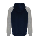 Kids’ two-tone hoodie, 280 g/m2, Roly Badet navy-blue colour