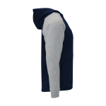 Kids’ two-tone hoodie, 280 g/m2, Roly Badet navy-blue colour