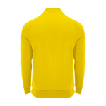 Children's long-sleeve sweatshirt with short zip, 200 g/m2, Roly yellow colour