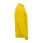 Children's long-sleeve sweatshirt with short zip, 200 g/m2, Roly yellow colour