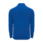 Children's long-sleeve sweatshirt with short zip, 200 g/m2, Roly royal blue colour