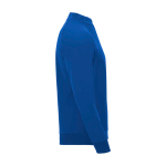 Children's long-sleeve sweatshirt with short zip, 200 g/m2, Roly royal blue colour