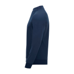 Children's long-sleeve sweatshirt with short zip, 200 g/m2, Roly navy-blue colour