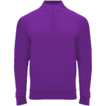 Children's long-sleeve sweatshirt with short zip, 200 g/m2, Roly