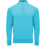 Children's long-sleeve sweatshirt with short zip, 200 g/m2, Roly
