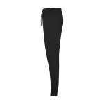 Kid's sports trousers in cotton & polyester, 280 g/m2, Roly black colour