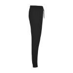 Kid's sports trousers in cotton & polyester, 280 g/m2, Roly black colour