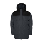Children's padded polyester jacket with elasticated cuffs, Roly black colour