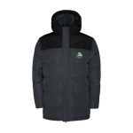 Children's padded polyester jacket with elasticated cuffs, Roly black colour