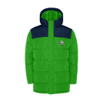Children's padded polyester jacket with elasticated cuffs, Roly green colour