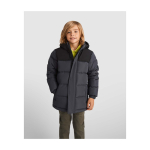 Children's padded polyester jacket with elasticated cuffs, Roly royal blue colour