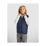 Children's lightweight thermal polyester gilet, 290 g/m2, Roly navy-blue colour