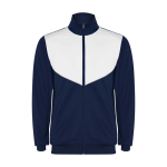 Kid's polyester tracksuit in matching colours, 225 g/m2, Roly white colour