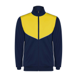 Kid's polyester tracksuit in matching colours, 225 g/m2, Roly yellow colour