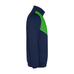 Kid's polyester tracksuit in matching colours, 225 g/m2, Roly green colour