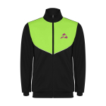 Kid's polyester tracksuit in matching colours, 225 g/m2, Roly lime colour
