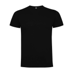 Kid's short-sleeve cotton t-shirt, jersey knit, 165 g/m2, Roly black colour