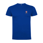 Kid's short-sleeve cotton t-shirt, jersey knit, 165 g/m2, Roly blue colour