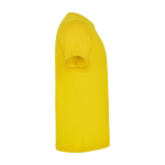 Kid's short-sleeve cotton t-shirt, jersey knit, 165 g/m2, Roly yellow colour